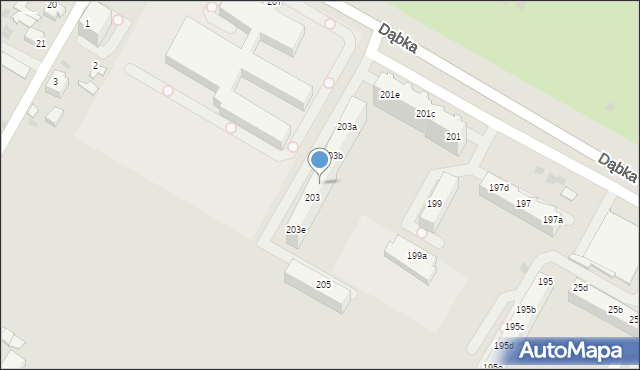 Gdynia, Dąbka Stanisława, płk., 203c, mapa Gdyni