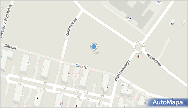 Gdynia, Danusi, 31, mapa Gdyni