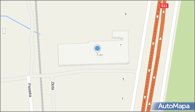 Golęczewo, Daimlera Gottlieba, 17, mapa Golęczewo