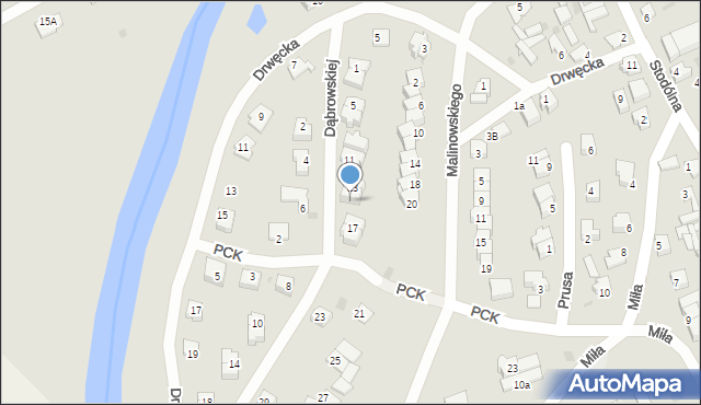 Golub-Dobrzyń, Dąbrowskiej Marii, 15, mapa Golub-Dobrzyń