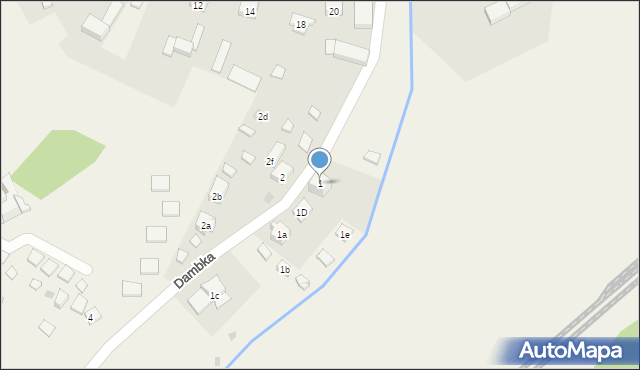 Gołubie, Dambka Józefa, por., 1, mapa Gołubie