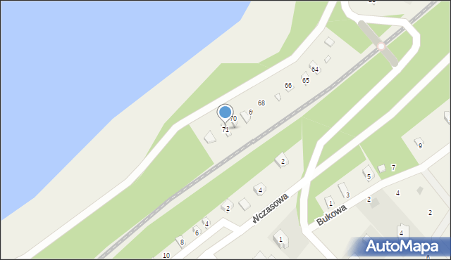 Gołubie, Dambka Józefa, por., 71, mapa Gołubie