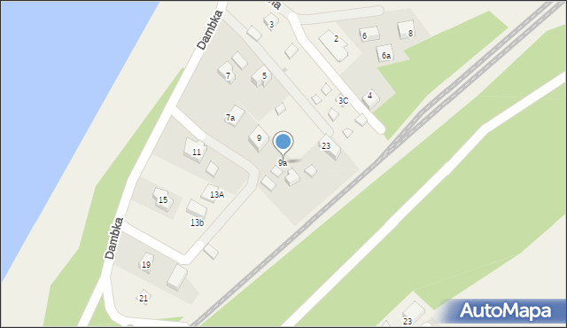 Gołubie, Dambka Józefa, por., 9a, mapa Gołubie