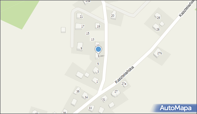 Goręczyno, Dąbrowa, 7, mapa Goręczyno