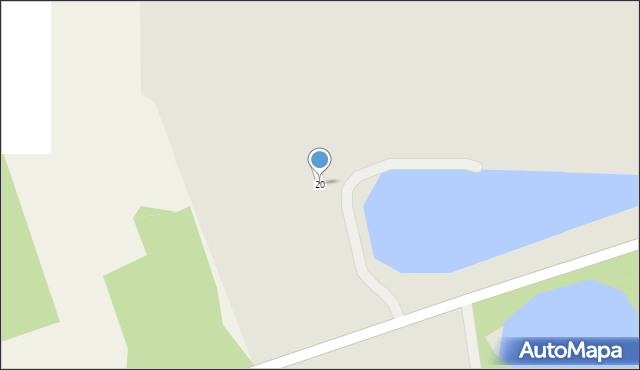 Grabów, Dąbska, 20, mapa Grabów