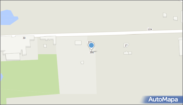 Grabów, Dąbska, 39b, mapa Grabów