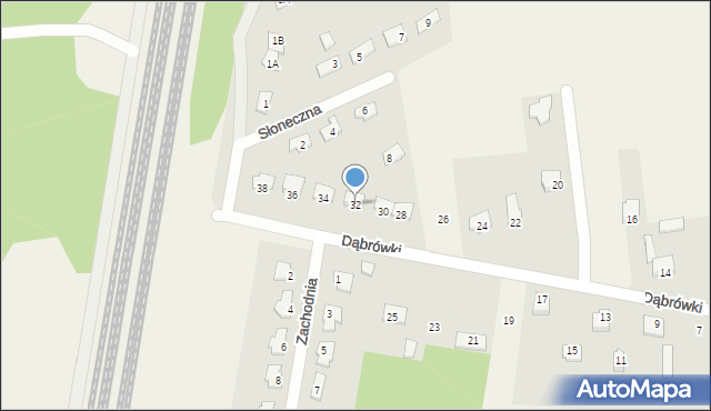 Grzebowilk, Dąbrówki, 32, mapa Grzebowilk