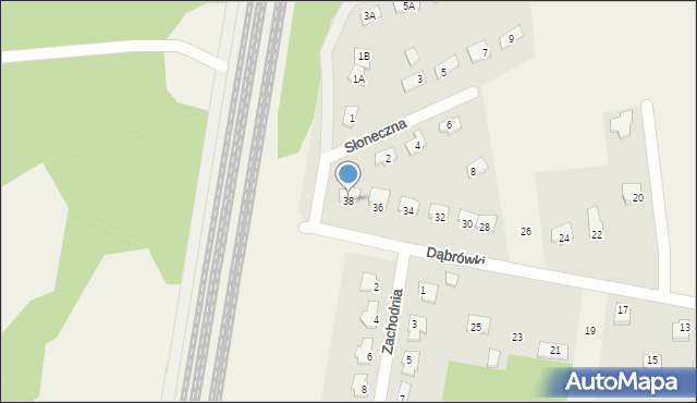 Grzebowilk, Dąbrówki, 38, mapa Grzebowilk