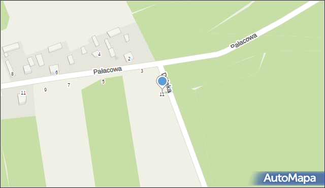 Grzegorzewice, Daleka, 11, mapa Grzegorzewice