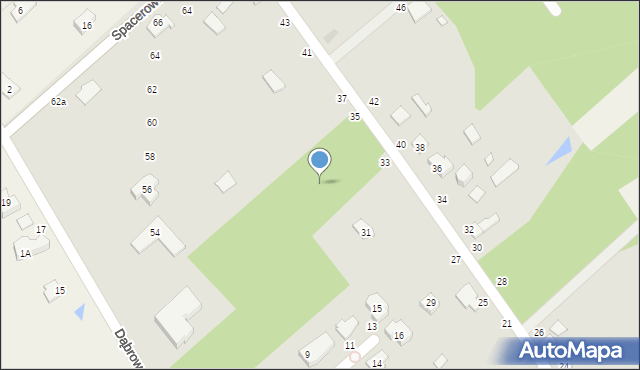 Halinów, Dąbrowskiego, 52d, mapa Halinów