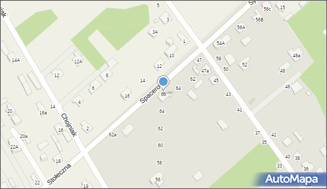 Halinów, Dąbrowskiego, 66, mapa Halinów