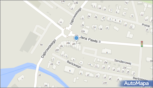 Iława, Dąbrowskiego Jarosława, gen., 18i, mapa Iława