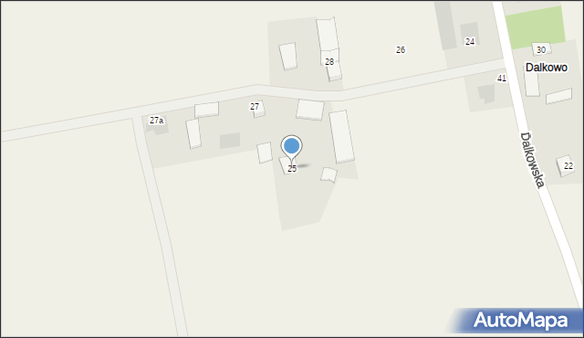 Jacewo, Dalkowska, 25, mapa Jacewo