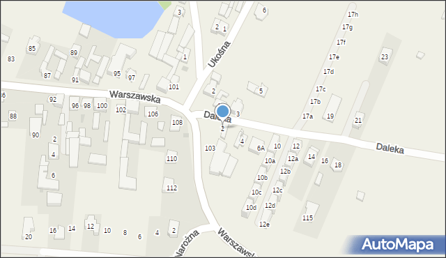 Jaworowa, Daleka, 2, mapa Jaworowa