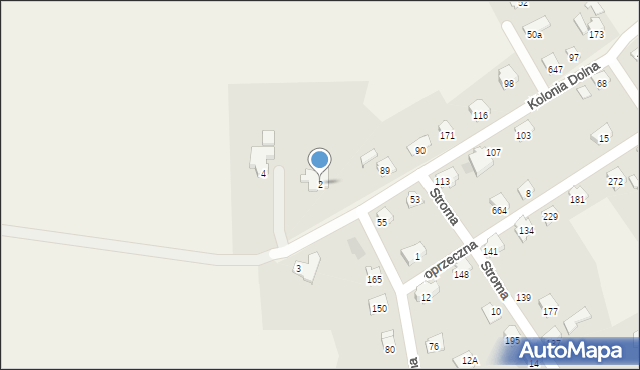 Jaworze, Dawny Trakt, 2, mapa Jaworze