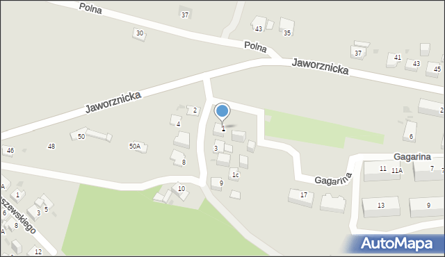 Jaworzno, Dąbrówka, 1, mapa Jaworzno