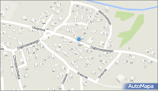 Jaworzno, Dąbrowskiego Jarosława, gen., 16a, mapa Jaworzno