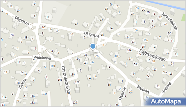 Jaworzno, Dąbrowskiego Jarosława, gen., 6a, mapa Jaworzno
