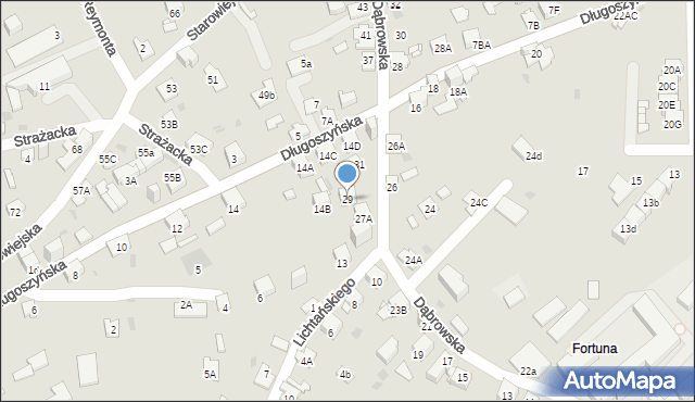 Jaworzno, Dąbrowska, 29, mapa Jaworzno