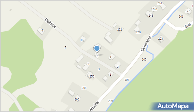 Jerzmanowice, Dalnica, 6, mapa Jerzmanowice