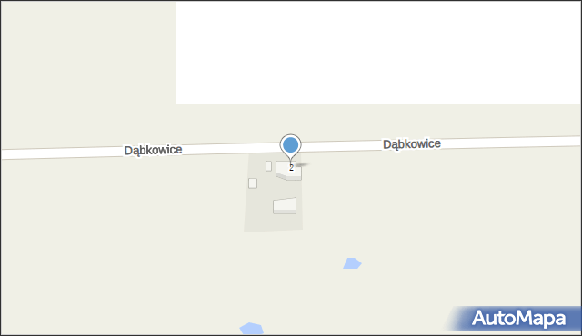 Kamienica, Dąbkowice, 2, mapa Kamienica