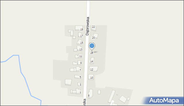 Karchowice, Dąbrowska, 16, mapa Karchowice
