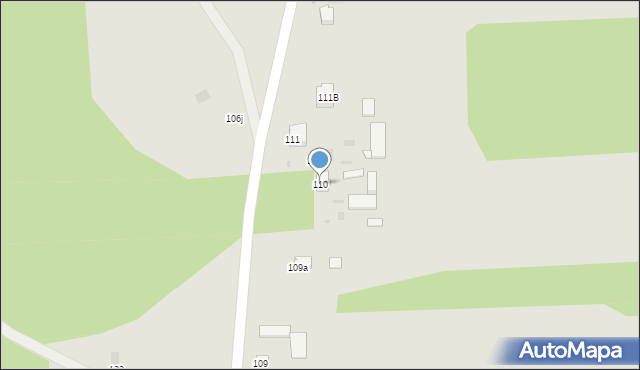 Kazimierz Dolny, Dąbrówka, 110, mapa Kazimierz Dolny