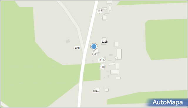 Kazimierz Dolny, Dąbrówka, 111, mapa Kazimierz Dolny