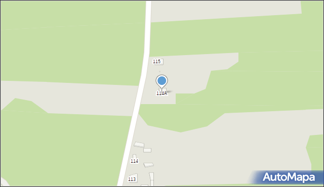 Kazimierz Dolny, Dąbrówka, 114A, mapa Kazimierz Dolny