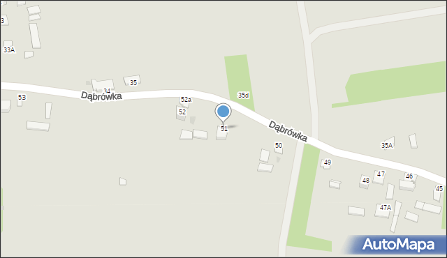 Kazimierz Dolny, Dąbrówka, 51, mapa Kazimierz Dolny