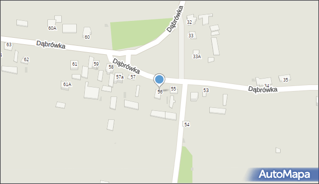 Kazimierz Dolny, Dąbrówka, 56, mapa Kazimierz Dolny