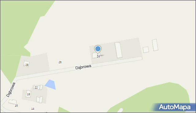 Kobylarnia, Dąbrowa, 24, mapa Kobylarnia