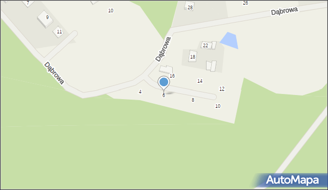 Kobylarnia, Dąbrowa, 6, mapa Kobylarnia