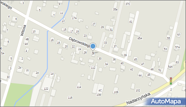 Kobyłka, Dąbrowskiego Henryka, gen., 28, mapa Kobyłka