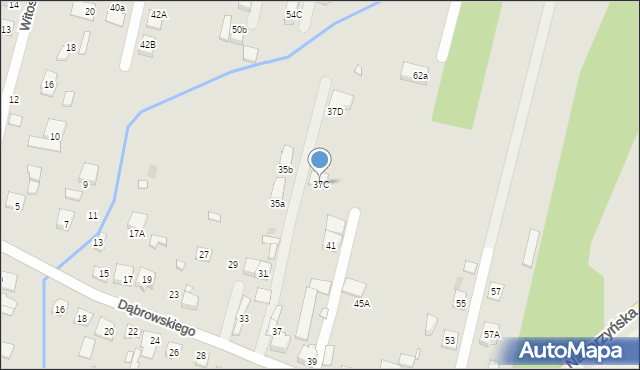 Kobyłka, Dąbrowskiego Henryka, gen., 37C, mapa Kobyłka