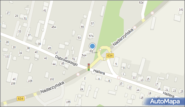 Kobyłka, Dąbrowskiego Henryka, gen., 62, mapa Kobyłka