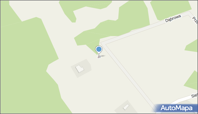 Kolankowo, Dąbrowa, 10, mapa Kolankowo