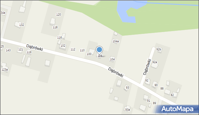 Koszęcin, Dąbrówki, 98, mapa Koszęcin