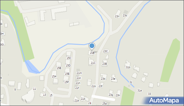 Łańcut, Dąbrowskiego Henryka, gen., 21E, mapa Łańcut