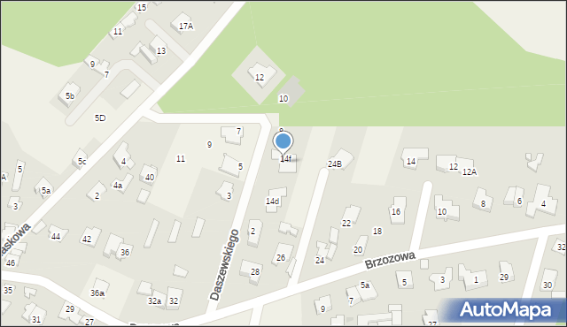Laski, Daszewskiego Antoniego, 6, mapa Laski