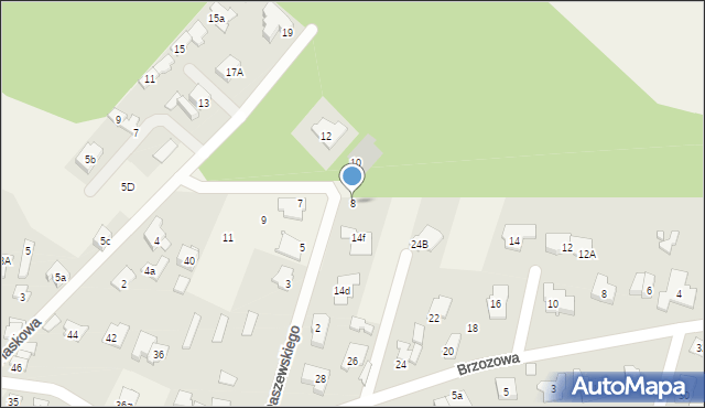 Laski, Daszewskiego Antoniego, 8, mapa Laski
