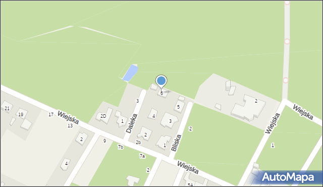 Łazy, Daleka, 6, mapa Łazy