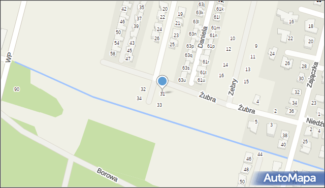 Lesznowola, Daniela, 31, mapa Lesznowola