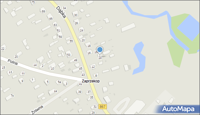 Lubaczów, Dąbka Stanisława, płk., 14, mapa Lubaczów