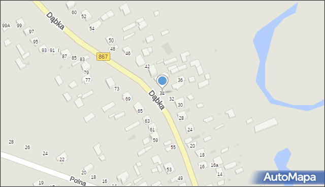 Lubaczów, Dąbka Stanisława, płk., 34, mapa Lubaczów