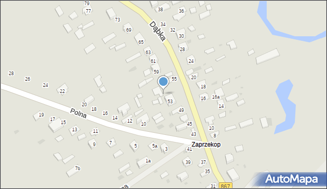 Lubaczów, Dąbka Stanisława, płk., 55A, mapa Lubaczów