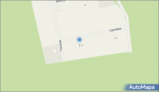 Męcikał, Dambka Józefa, 2, mapa Męcikał