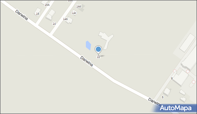 Mikołów, Darwina Karola, 12, mapa Mikołów