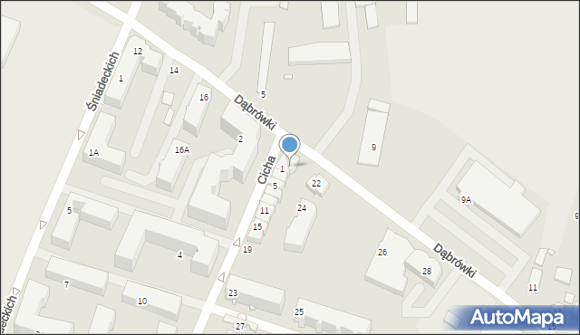Mińsk Mazowiecki, Dąbrówki, 20, mapa Mińsk Mazowiecki