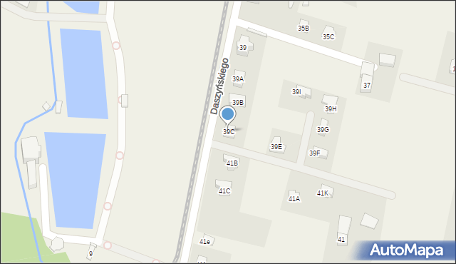 Mysłakowice, Daszyńskiego Ignacego, 39C, mapa Mysłakowice
